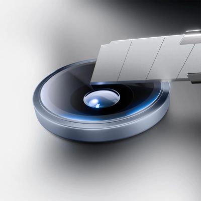 2. Szkło hartowane na obiektyw aparatu 3mk Lens Protection Pro do iPhone 16e - niebieskie