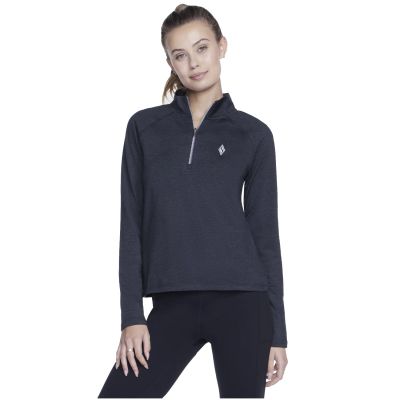 Skechers Skech-Knits Ultra Go 1/4 Zip LT4-BKCC Czarne L