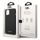 8. Etui Karl Lagerfeld Silicone Plaque MagSafe na iPhone 14 Plus - czarne