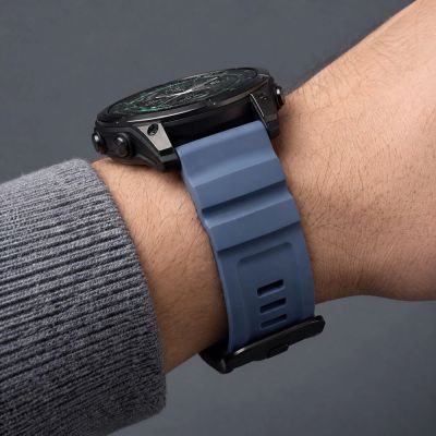5. Pasek Tech-Protect Motion na Garmin Fenix 5X / 5X Plus / 6X / 6X Pro / 7X / 8 / 8 Pro / 9 / 9 Pro (51 mm) - niebieski
