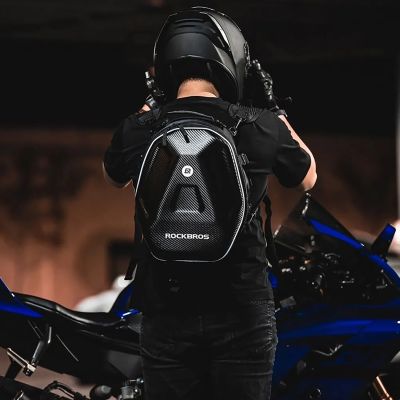 11. Torba Rockbros 30140026001 motocyklowa na bak 35 l - czarna