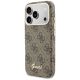 2. Etui Guess 4G Script MagSafe na iPhone 17 Pro - brązowe