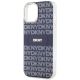 6. Etui DKNY IML Mono & Stripe MagSafe na iPhone 15 / 14 / 13 - niebieskie