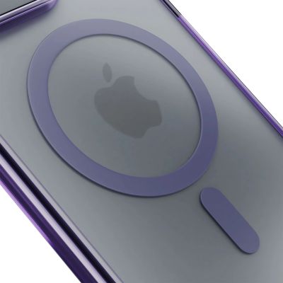 14. Etui 3mk Frosty MagCase purple na Apple iPhone 15 Plus - fioletowe
