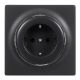 3. Inteligentne gniazdko elektryczne FIBARO Outlet Walli Type F, antracyt (FGWOF-011-8)