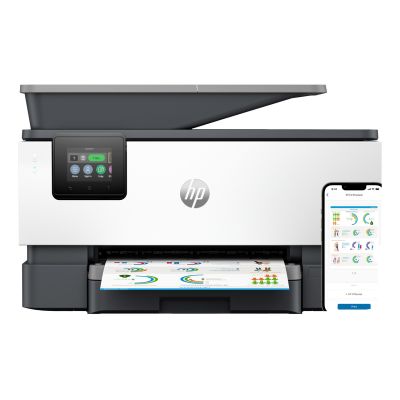 HP OfficeJet Pro 9120b Bezprzewodowe All-in-One W kolorze Drukarka, Drukowanie dwustronne; Kopiowanie, skanowanie