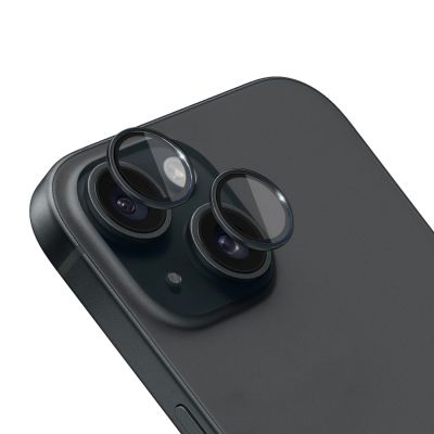 4. Osłona aparatu 3mk Lens Protection Pro na iPhone 15 - grafitowa