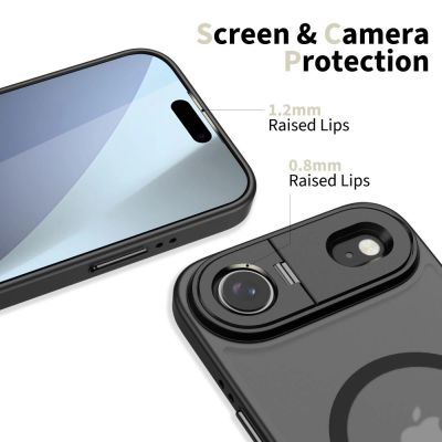3. Etui Tech-Protect MagStand MagSafe na iPhone 17 Air - czarny mat