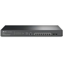 TP-Link Omada SG3210XHP-M2 przełącznik sieciowy Zarządzany L2+ 2.5G Ethernet (100/1000/2500) Obsługa PoE 1U Czarny