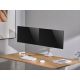 11. Equip 650183 uchwyt / stojak do monitorów 88,9 cm (35") Biurko Biały
