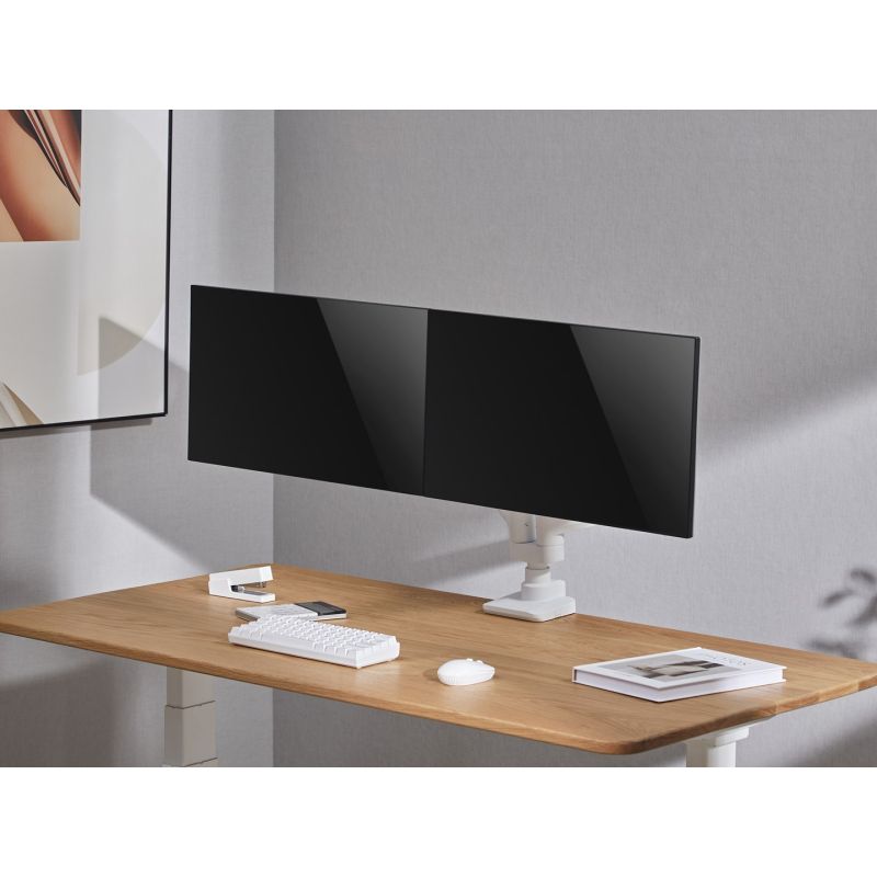 11. Equip 650183 uchwyt / stojak do monitorów 88,9 cm (35") Biurko Biały