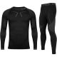 25. Bielizna termoaktywna Alpinus Tactical Base Layer Set czarno-szara M GT43276