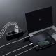 7. Ładowarka sieciowa Cuktech 65W GaN 2xUSB-C 1xUSB-A - szara