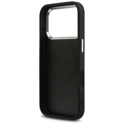 7. Etui Guess 4G Classic Logo MagSafe na iPhone 17 Pro - czarne