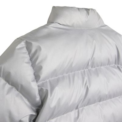 10. Kurtka dla dzieci adidas Synthetic Down Glam srebrna JM8870