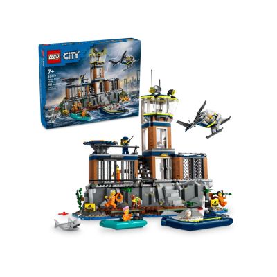 12. LEGO City 60419 Policja z Więziennej Wyspy