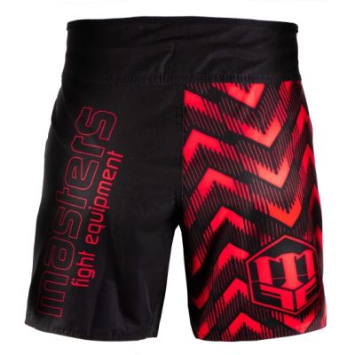 6. Spodenki do MMA MASTERS PULSE SMMA-P czarno-czerwone