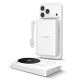 2. Power bank Tech-Protect PB40 LifeMag 10000MAH 25W QI2.2 + kabel USB-C / USB-C 150 mm - biało-srebrny