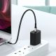 3. Kabel Dudao L10C USB-C - USB-C PD 100W 5A 0,23m - czarny