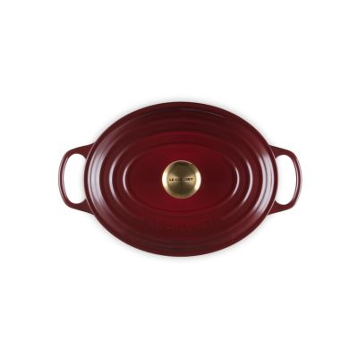 4. Le Creuset 21178299494441 garnek 4,7 l Owalny Czerwony