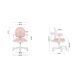 10. Fotel obrotowy Junior 3.6 Pink