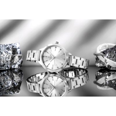 7. Zegarek Damski Giewont Sapphire Srebrny GW2720-B1