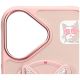 7. Etui Nimmy Glasses Cool Cat MagSafe na iPhone 16 - różowe