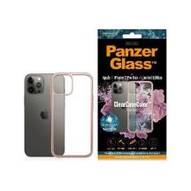 Etui PanzerGlass ClearCase na iPhone 12 Pro Max - przezroczysto-różowe