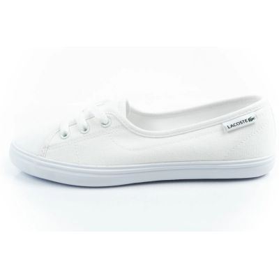 10. Lacoste buty trampki sportowe damskie Median baleriny białe