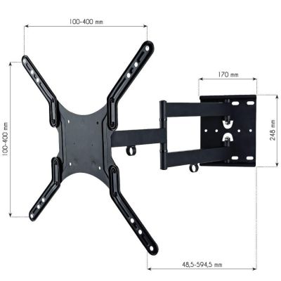4. TECHLY UCHWYT ŚCIENNY TV LED/LCD 23-55 CALI 45KG O