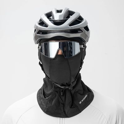 6. Kominiarka Wozinsky WKM-02B maska na twarz motocykl rower balaklava z otworami na okulary - czarna