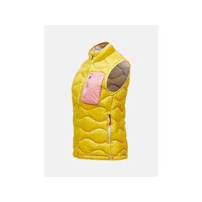 3. Kamizelka damska PEAK PERFORMANCE W Helium Utility Down Vest kolor żółty