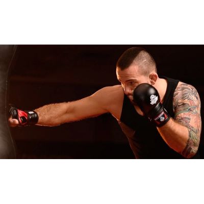 12. Rękawice MMAsparingowe S/M - Phantom Red - Valor Series