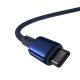 4. Kabel Baseus Tungsten Gold USB-C / USB-C 100W 1m - granatowy
