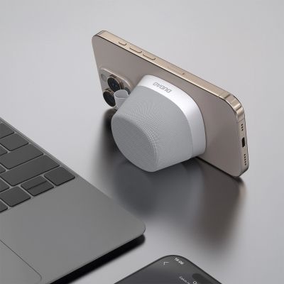 4. Głośnik bezprzewodowy Dudao Y20 z mocowaniem magnetycznym Bluetooth 5.3 - srebrny