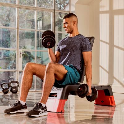8. Step Reebok regulowany z funkcją ławki RAP-15170RD