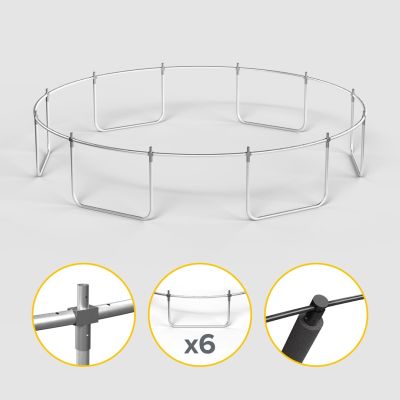 11. REBEL ACTIVE TRAMPOLINA PRO 14FT/427CM, SIATKA, DRABINKA RBA-8004