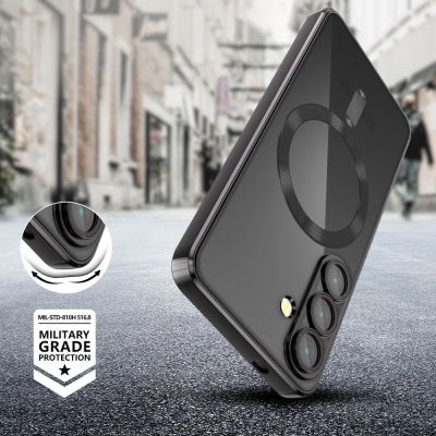 2. Etui Tech-Protect MagFlex MagSafe na Samsung Galaxy A26 5G - przezroczysto-czarne