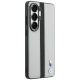 4. Etui BMW Perforated Stripe Logo MagSafe do Samsung Galaxy S26 Ultra - szare