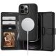 Etui Tech-Protect Wallet MagSafe na iPhone 12 / 12 Pro - czarne