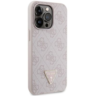 4. Etui Guess Crossbody 4G Metal Logo na iPhone 13 Pro Max - różowe