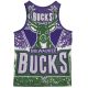 2. Koszulka męska bez rękawów Mitchell & Ness NBA Milwaukee Bucks Tank Top