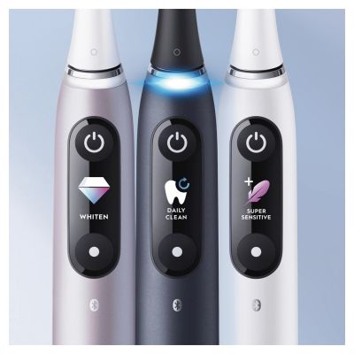 10. Oral-B iO 80363731 szczoteczka elektryczna Dorosły Obrotowo-pulsacyjna szczoteczka do zębów Czarny, Srebrny