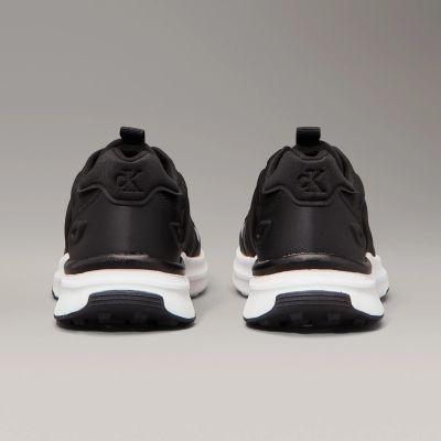 4. Calvin Klein damskie sneakersy LOW CUT LACE-UP SNEAKERS V3X9-83010-1464999 BLACK