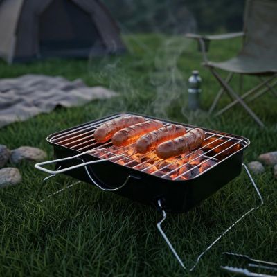 10. GRILL TURYSTYCZNY RANGER 35x25,5CM CZARNY