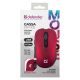 5. DEFENDER MYSZ BEZPRZEWODOWA GASSA MM-105 RF SILENT CLICK CZERWONA 52103