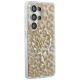 4. Etui Guess IML Leopard Print Triangle MagSafe na Samsung Galaxy S26 Ultra - brązowe
