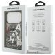 8. Etui Karl Lagerfeld Liquid Glitter Choupette Logo MagSafe na iPhone 17 Pro - czarne