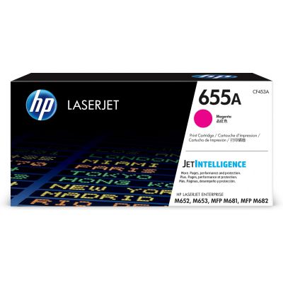 60. HP 655A oryginalny wkład LaserJet z purpurowym tonerem