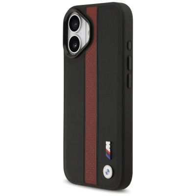 2. Etui BMW M Perforated Stripe Logo MagSafe na iPhone 17 - czerwone